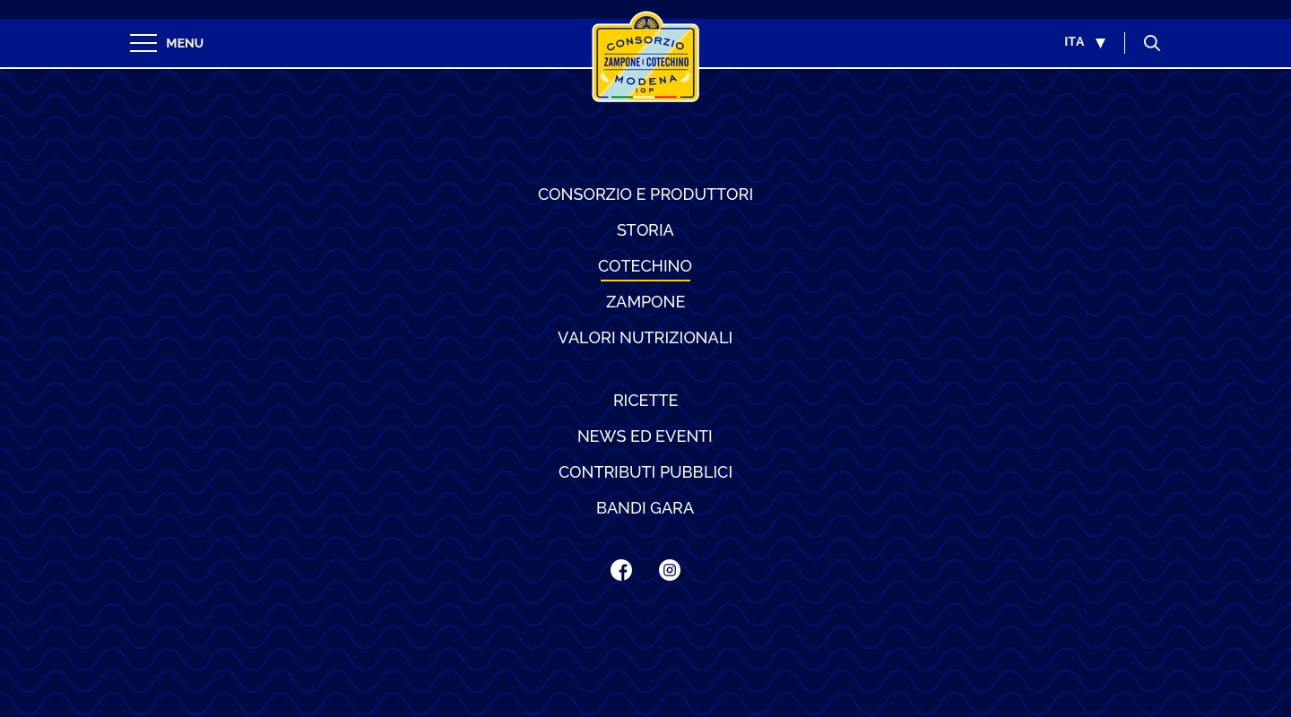 Consorzio menu