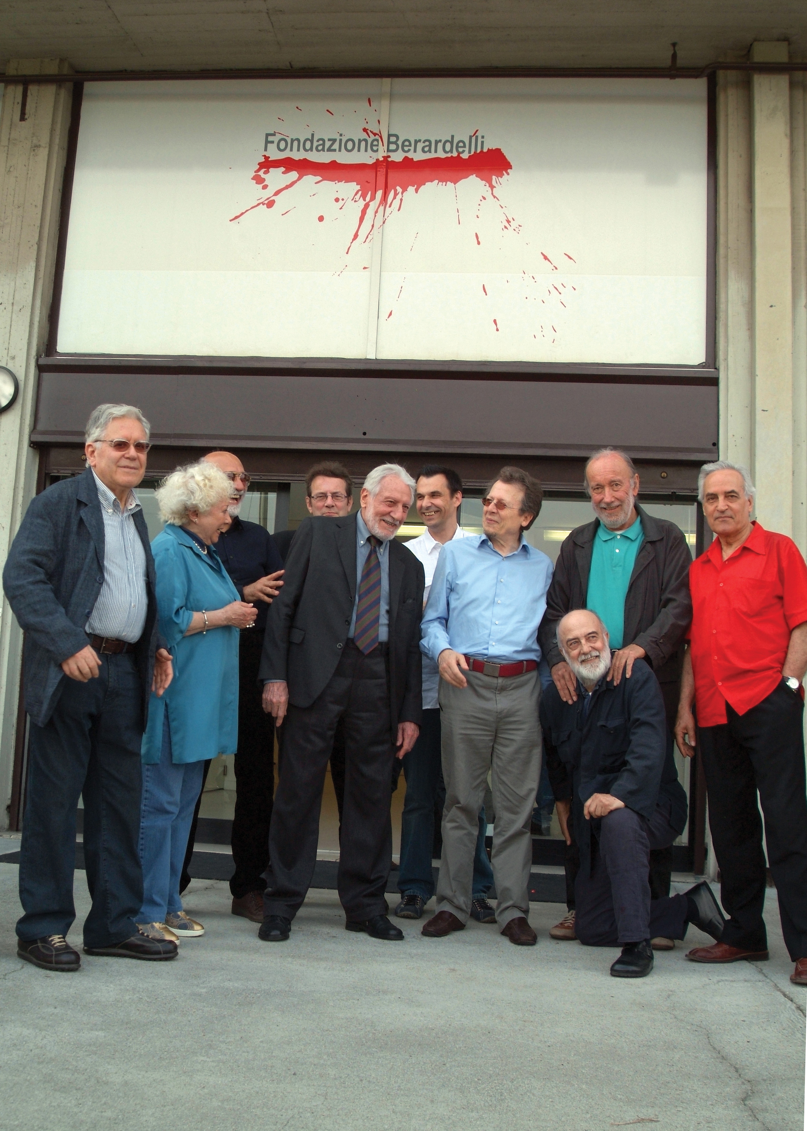 Luc Fierens in visita alla Fondazione Berardelli